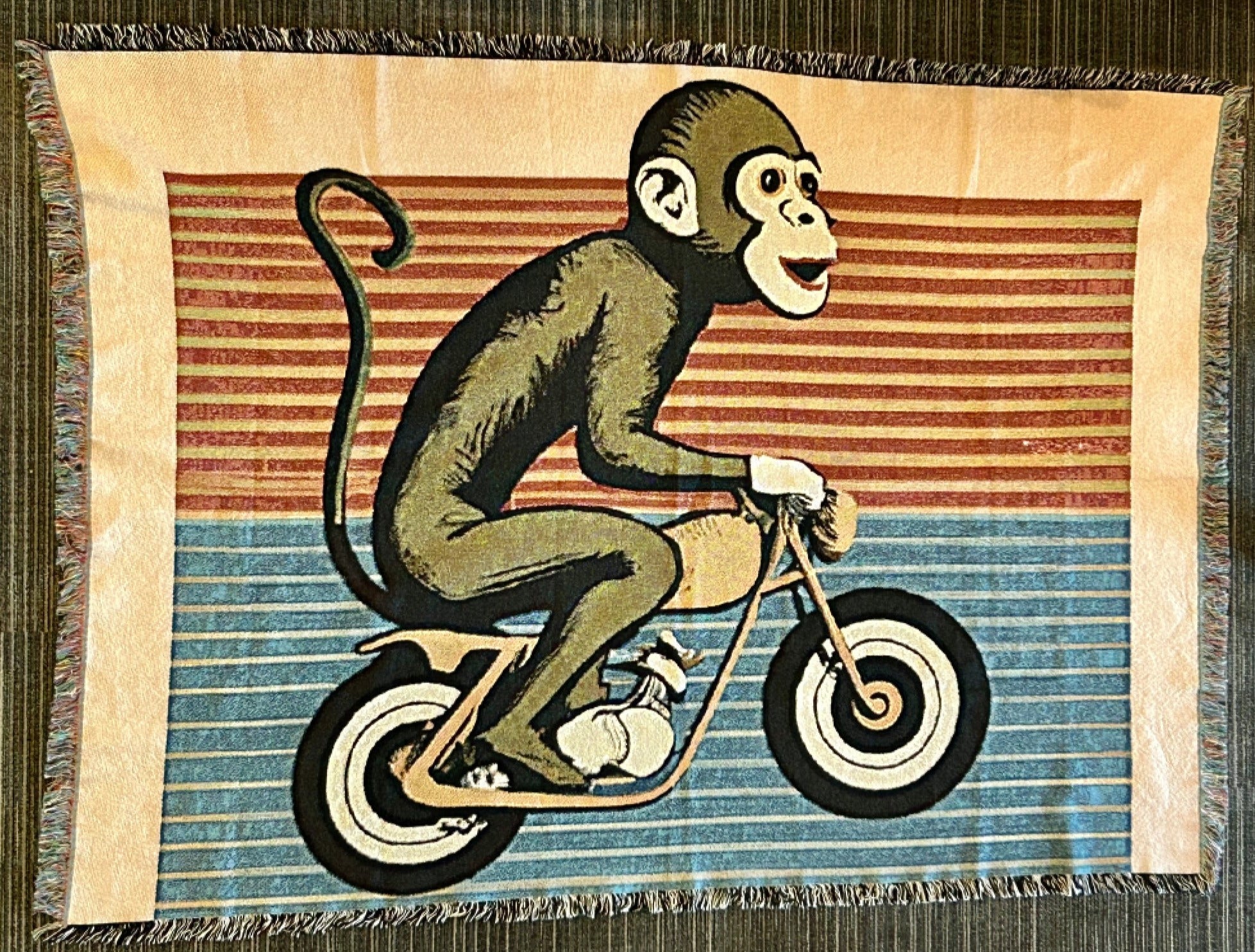 Motor Monkey Blanket
